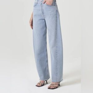 LIKE NEW size 28 Agolde LUNA HIGH RISE PIECED TAPER in “Void”